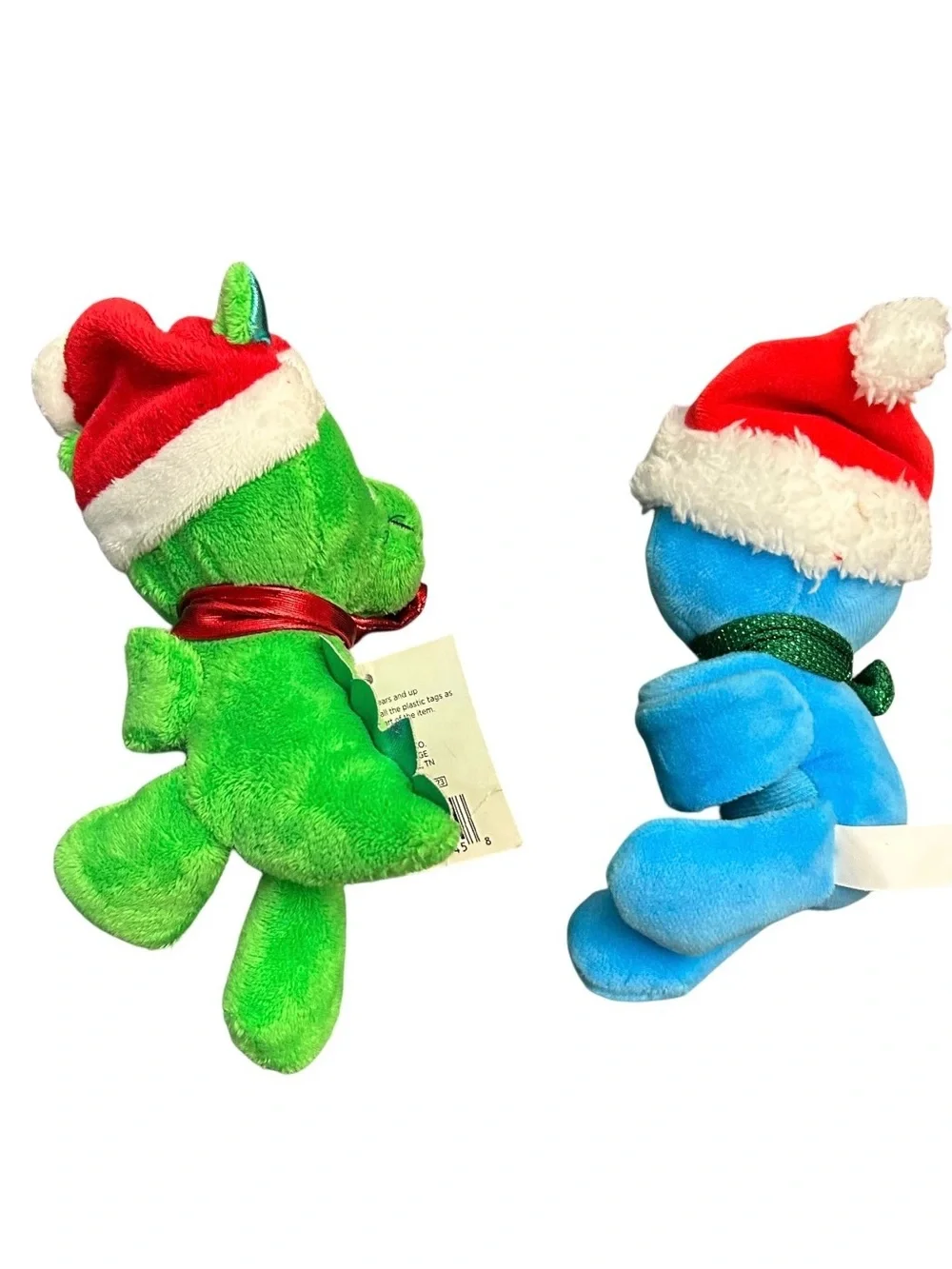 Christmas Wrist Huggers Plush Dinosaur & Yetti